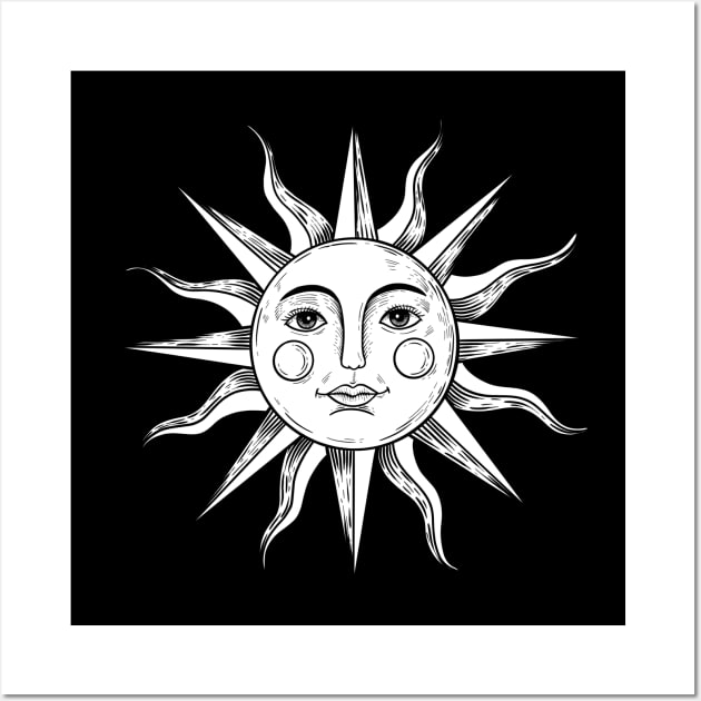 Sun Face Wall Art by Mako Design 